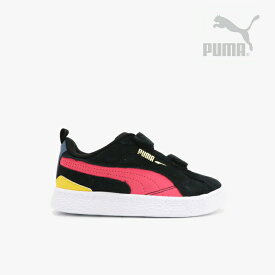 ＊PUMA｜K Suede Bloc LF V PS/ プーマ/スエード ブロック LF V PS/プーマブラックxパラダイスピンク #