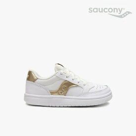 ▲スーパーSALE半額以下］SAUCONY｜K Jazz Court/ サッカニー/ジャズ コート/ホワイトxゴールド #