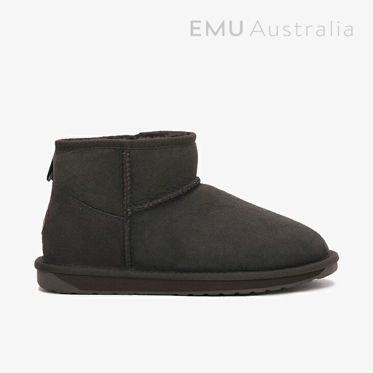 ・EMU｜Stinger Micro Sheepskin Boot/ エミュー/スティンガー マイクロ シープスキン ムートン ブーツ/チョコレート #