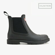 ：HUNTER｜Commando Chelsea Boots/ ハンター/コマンドー チェルシー ブーツ/ブラック #