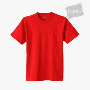 ��HANES�bBeefy Pocket T-Shirt/ �w�C���Y/�r�[�t�B�[ �|�P�b�g T �V���c/Red #