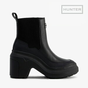 �EHUNTER�bW Refined Explorer Heel Chelsea Boot/ �n���^�[/���t�@�C���h �G�N�X�v���[���[ �q�[�� �`�F���V�[ �u�[�c/�u���b�N #