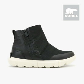 ＊SOREL｜W Explorer II Bootie WP/ ソレル/エクスプローラー 2 ブーティー WP/ブラックxシーソルト #