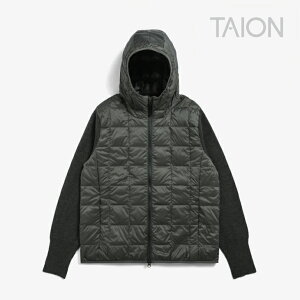 ETAIONbBasic Hooded W Zip Knit Sleeve Down Jacket/ ^CI/x[VbN _u Wbv jbg X[u _E WPbg/_[N `R[ #