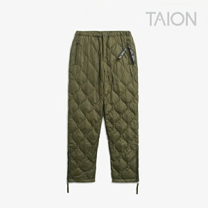 �FTAION�bMilitary Zip Slit Parachute Down Pants/ �^�C�I��/�~���^���[ �W�b�v �X���b�g �p���V���[�g �_�E�� �p���c/�_�[�N �I���[�u #