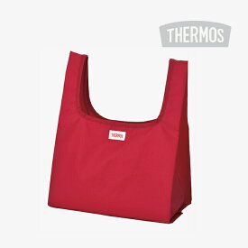 ＊THERMOS｜Pocket Bag 10L - Goods/ サーモス/ポケット バッグ 10L/Red #REX-010トートバッグ 折りたたみ エコバッグ お弁当 コンビニ 赤 手洗い