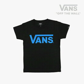 ＊VANS｜K Classic Logo SS T-Shirts/ ヴァンズ/クラシック ロゴ SS Tシャツ/ブラックxN-ブルー #