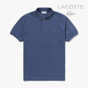 �ELACOSTE�bStretch Paris SS Polo Shirt Regular Fit / ���R�X�e/���M�����[ �t�B�b�g �X�g���b�` �p�� �|�� �V���c/�u���[�O���[ #