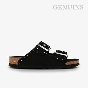 �EGENUINS�bW Honolulu Lead Velour Double Buckle Slide Sandal/ �W�F�k�C���Y/�z�m���� ���[�h �x���A �_�u�� �o�b�N�� �X���C�h �T���_��/�u���b�N #