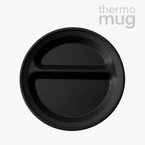 �ETHERMO MUG�bMade in Tsubame Lunch Plate Round/ �T�[�� �}�O/�� �����` �v���[�g ���E���h/�u���b�N #