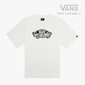 ・VANS｜Pattern Logo T-Shirt/ ヴァンズ/パターン ロゴ Tシャツ/ホワイト×カウ #