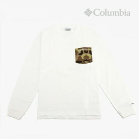 ＊COLUMBIA｜Tucannon Isle Long Sleeve Crew/ コロンビア/ツキャノン アイル ロング スリーブxタケダバーベキュー/ホワイト #