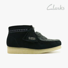 ＊CLARKS｜W Wallabee Boot Interest/ クラークス/ワラビーブーツ インタレスト/ブラック #