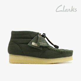 ＊CLARKS｜W Wallabee Boot Quilted/ クラークス/ワラビー ブーツ キルティング/カーキ #