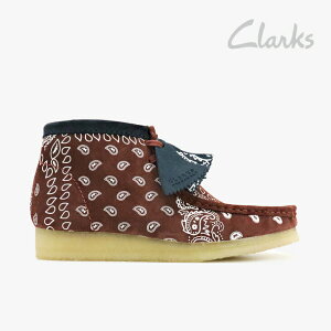 ECLARKSbWallabee Boot Paisley/ N[NX/r[ u[c yCY[/ubN #