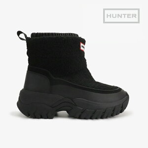 HUNTERbW Wanderer Boucle Short Snow Boot / n^[/_[ u[N V[g Xm[ u[c/ubN #
