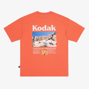 �EKODAK APPAREL�bScenery Back Graphic Short Sleeve T-Shirt / �R�_�b�N/�V�[�i���[ �o�b�N �O���t�B�b�N �V���[�g �X���[�u T�V���c/���b�h #