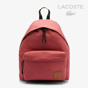 �FLACOSTE�bCasual Clock Daypack Leather Patch Laptop 15/ ���R�X�e/�J�W���A�� �N���b�N �f�C�p�b�N ���U�[ �p�b�` ���b�v�g�b�v 15�C���`/�s���N #