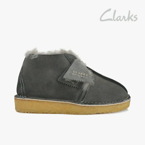 *CLARKS|W Desert Trek Hi Warm Lined/ クラークス/デザート トレック ハイ ウォーム ラインド/グレー #