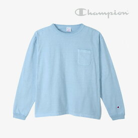 ＊CHAMPION｜T1011 Made in USA LS Pocket T-Shirt/ チャンピオン/ロングスリーブ ポケット Tシャツ/ペールブルー #
