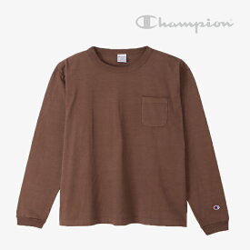 ＊CHAMPION｜T1011 Made in USA LS Pocket T-Shirt/ チャンピオン/ロングスリーブ ポケット Tシャツ/ブラウン #