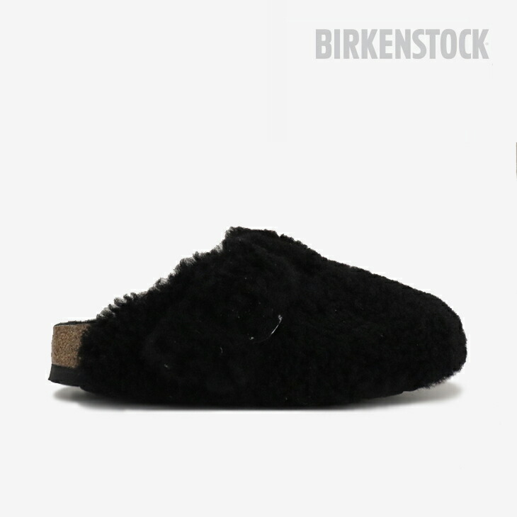 ・BIRKENSTOCK｜Boston BB Shearling  ビルケンシュトック ボストン ビッグバックル シアリング ブラック