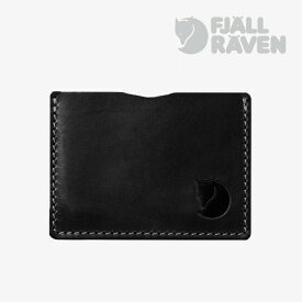 ・FJALLRAVEN｜Ovik Card Holder Leather / フェールラーベン/オビック カード ホルダー レザー/ブラック #