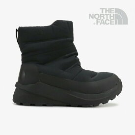 ＊THE NORTH FACE｜W Nuptse Down Bootie II WP/ ノース フェイス/ヌプシ ダウン ブーティ 2 ウォータープルーフ/TNFブラック×TNFブラック #