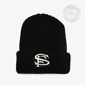 ��COOPERSTOWN BALL CAP�bUSA Made Wide Rib Knit Cap Acrylic SF/ �N�[�p�[�Y�^�E��/�A�����J ���C�h ���C�h ���u �j�b�g �L���b�v �T���t�����V�X�R/�u���b�N #