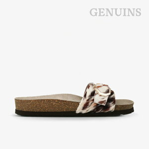 �EGENUINS�bW Matilda Single Buckle Slide Pony Hair/ �W�F�k�C���Y/�}�e�B���_ �V���O�� �o�b�N�� �X���C�h �|�j�[ �w�A�[/�J�E #