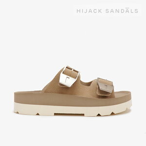 �EHIJACK SANDALS�bCampbell Slide Double-Buckel Sandal Platform/ �n�C�W���b�N �T���_��/�L�����x�� �X���C�h �_�u���o�b�N�� �T���_�� �v���b�g�t�H�[��/�g�[�v #