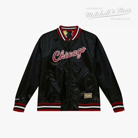 ▲ スーパーSALE 半額以下］MITCHELL&NESS｜Slap Sticker RVB Jacket Bulls/ ミッチェルアンドネス/スラップ ステッカー リバーシブル ジャケット ブルズ/ブラック #