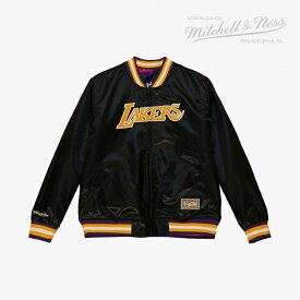 ＊MITCHELL&NESS｜Slap Sticker RVB Jacket Lakers/ ミッチェルアンドネス/スラップ ステッカー リバーシブル ジャケット レイカーズ/ブラック #