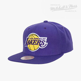・MITCHELL&NESS｜NBA Ground 2.0 Snapback Lakers/ ミッチェルアンドネス/グラウンド スナップバック レイカーズ/パープル #