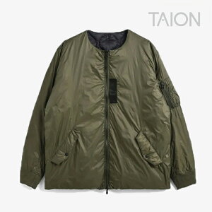 ETAIONbJapan Special Reversible MA-1 Down Jacket Collarless/ ^CI/Wp XyV o[Vu MA-1 _E WPbg J[X/_[N I[uxubN #