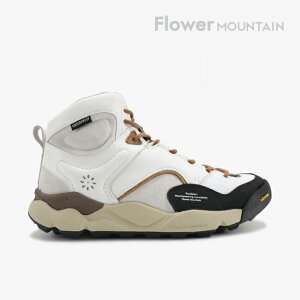 ・FLOWER MOUNTAIN|Back Country Hi WP Hydro Guard Vibram/ フラワー マウンテン/バック カントリー ハイ ウォータープルーフ ハイドロ ガード ビブラム/ホワイトxブラウン #