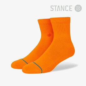 ・STANCE｜Icon Quarter Socks/ スタンス/アイコン クォーター ソックス/オレンジ #