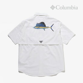＊COLUMBIA｜PFG Bahama Icon SS Shirt Sailfish/ コロンビア/フィッシング バハマ アイコン ショートスリーブ シャツ セイルフィッシュ/ホワイト #
