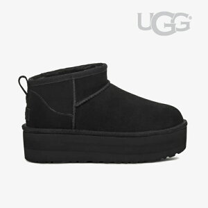 ・UGG|W Classic Ultra Mini Platform Suede/ アグ/クラシック ウルトラ ミニ プラットフォーム スエード/ブラックx #