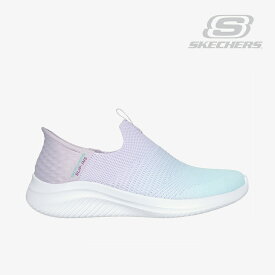 ・SKECHERS｜W Slip-Ins Ultra Flex 3.0 Beauty Blend/ スケッチャーズ/スリップインズ ウルトラ フレックス ビューティ ブレンド ニット/ラベンダーxターコイズ #