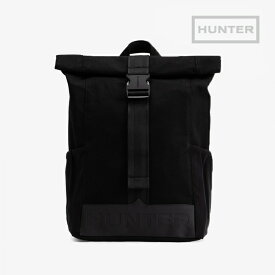・HUNTER｜Refined Stitch Canvas Backpack/ ハンター/リファインド スティッチ キャンバス バックパック/ブラック #