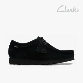 ・CLARKS｜Wallabee GTX Suede Vibram/ クラークス/ワラビー ゴアテックス モカシン スエード ビブラム/ブラック #