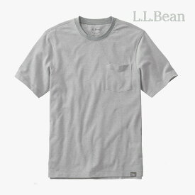 ＊L.L.BEAN｜Pique Pocket SS T-Shirt/ エルエルビーン/ピケ ポケット ショートスリーブ Tシャツ/グレーヘザー #