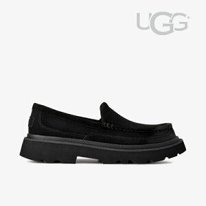 ・UGG|Ascot Lug Loafer Suede/ アグ/アスコット ラグ ローファー スエード/ブラック #