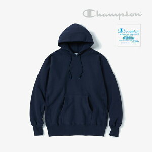 ECHAMPIONbReverse Weave Hooded Sweat/ `sI/o[X EB[u t[fbh XEFbg/Navy #True to Archives P^O