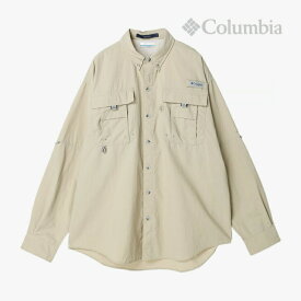 ・COLUMBIA｜PFG Bahama II LS Shirt/ コロンビア/バハマ 2 ロングスリーブ シャツ/フォッシル #