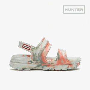 �FHUNTER�bW Bloom Algae Foam Marble Sandal/ �n���^�[/�u���[�� �A���W�[ �t�H�[�� �}�[�u�� �T���_��/�z���C�g #