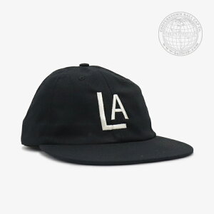 �FCOOPERSTOWN BALL CAP�bUSA Made Washed Chino Twill Cap Embroidary LA/ �N�[�p�[�Y�^�E��/�A�����J ���C�h �E�H�b�V���h �`�m �c�C�� �L���b�v ���T���[���X �G���[���X/�u���b�N #