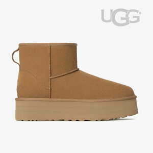 ・UGG|W Classic Mini Platform Suede/ アグ/クラシック ミニ プラットフォーム スエード/チェスナット #