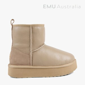 EEMUbW Stinger Mini Flatform Leather Sheepskin/ G~[/XeBK[ ~j tbgtH[ U[ V[vXL [g/Th #
